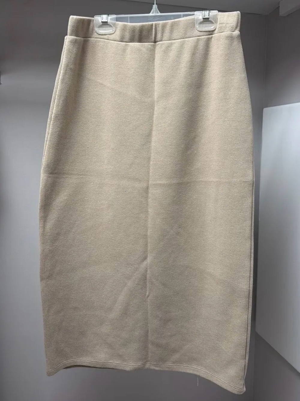 Old Navy Cream Straight Pencil Skirt